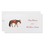 Christmas Western Pleasure Horse Photo Card photo cards