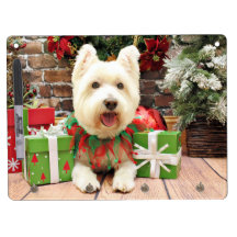 Christmas - Westie - Lucky Dry-Erase Whiteboards