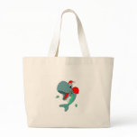 Christmas Whale Canvas Bags