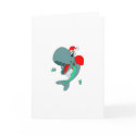 Christmas Whale cards