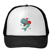 Christmas Whale Mesh Hats