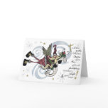 Christmas Whimsical Santa Card