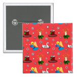 Christmas – White Swans & Brown Top Hats Pins