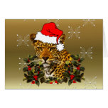 Christmas Wildcat Greeting Card