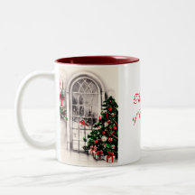 Christmas Window Coffee Mug