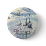 CHRISTMAS WINTER SCENE by SHARON SHARPE buttons