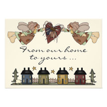 Christmas Wishes Card by SRF Personalised Announcement
