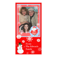 Christmas Wishes Family Photo Card