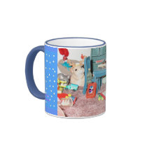 Christmas with the Mouse Family Mug