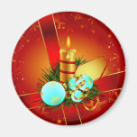 Christmas Wrappings Refrigerator Magnet