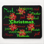 "Christmas Wreath Around The World" Mousepad