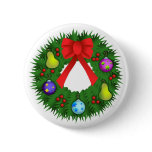 Christmas Wreath buttons
