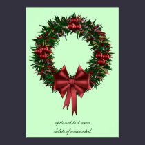 Christmas Wreath Holiday Poster posters