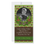 Christmas Wreath Photo Greeting Card photo cards