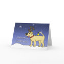 Christmas Yellow Lab Christmas Card