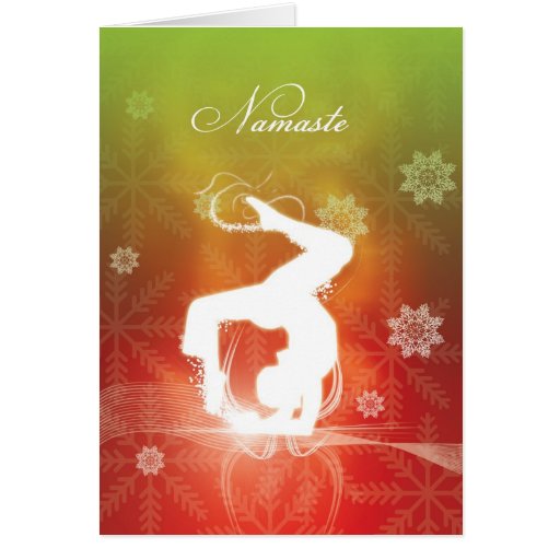 Weihnachten 2022 Yoga Christmas Yoga Greeting Card Zazzle Weihnachten 2022 Yoga Christmas Yoga Greeting Card Zazzle