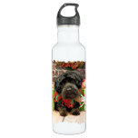 Christmas - YorkiePoo - Hannah 710 Ml Water Bottle