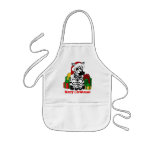Christmas Zebra Apron