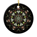 ChristmasStars008Black Ornament