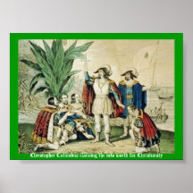 Christopher Columbus in the New World Posters
