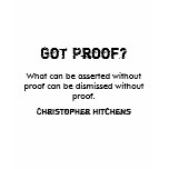Christopher Hitchens on Proof t-shirts
