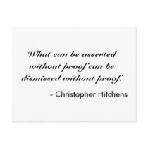 Christopher Hitchens Post Cards
