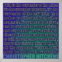 Christopher Hitchens | Surrender of Reason Poster