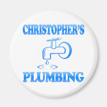 Christopher's Plumbing Refrigerator Magnets