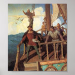 Christophorus Columbus 1492 Pictura posters