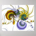Chromatic Shrimp Poster posters