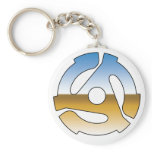 Chrome 45 RPM keychains