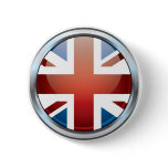 Chrome Britain flag button