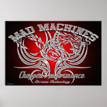 Chrome Dragon Poster