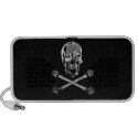 Chrome Pirate Jolly Rogers speakers