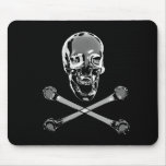 Chrome Pirate Skull And Crossbones