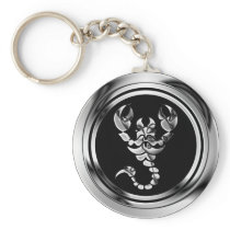 CHROME SCOPRION KEYCHAINS