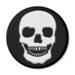 CHROME SKULL magnets