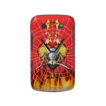 Chrome yellow jacket design 3 with fire and web. blackberry case