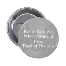 Chromel Hard of Hearing Button