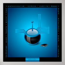 Chromonauts - Colour Blue poster