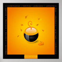 Chromonauts - Colour Orange poster