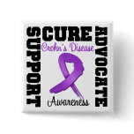 Chron's Disease Support Advocate Cure buttons