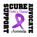 Chron's Disease Support Advocate Cure t-shirts