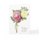 Chrysanthemum Birthday Card