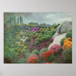 Chrysanthemum Hill Ott's Greenhouse Pennsylvania Print