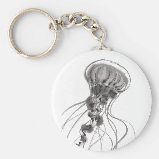 Chrysaora Jellyfish Keychain