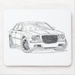 Chrysler 300C SRT8 pen sketch