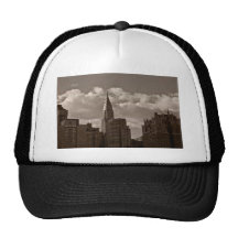 Chrysler Building and New York Skyline Mesh Hat