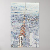 Chrysler Building Poster