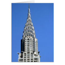 chrysler deco greeting card